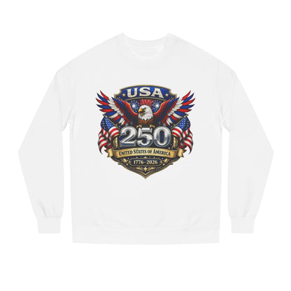 USA 250th Anniversary Eagle Sweatshirt — 1776-2026 Patriotic Crewneck