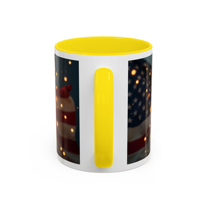 250 Years Commemorative Coffee Mug — Patriotic Eagle & American Flag Accent (11/15oz)