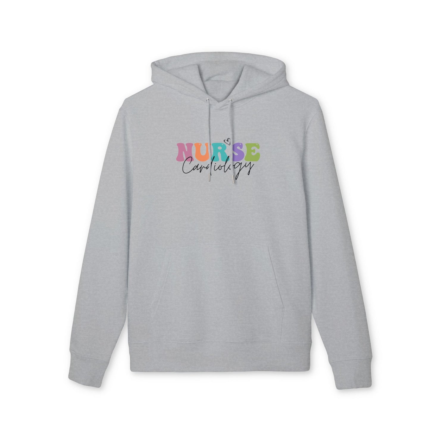 Nurse Cardiology Hoodie — Colorful Script Medical Nurse Pullover