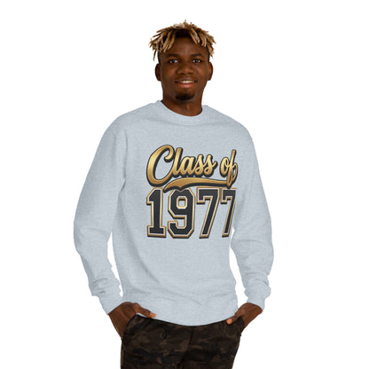 Class of 1977 Sweatshirt — Retro Graduation Reunion Crewneck