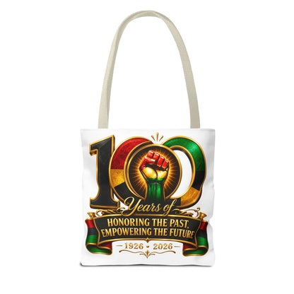 100 Years Commemorative Tote Bag — "Honoring the Past, Empowering the Future" (1926–2026)