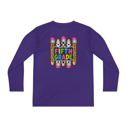 Fifth Grade Pencil Graphic Youth Long Sleeve Tee