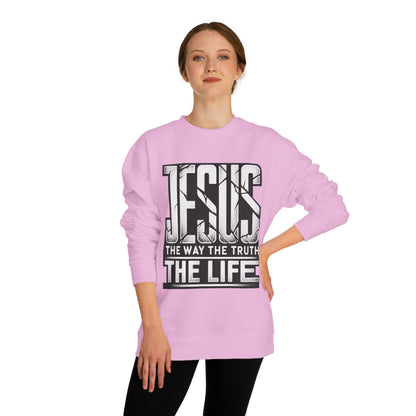 Jesus 'The Way The Truth The Life' Crewneck Sweatshirt
