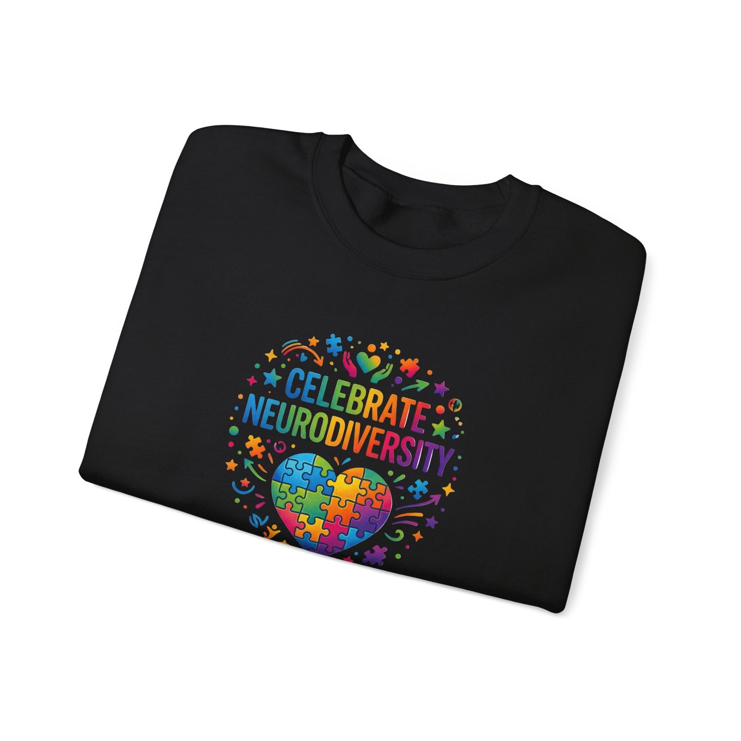Celebrate Neurodiversity Crewneck Sweatshirt