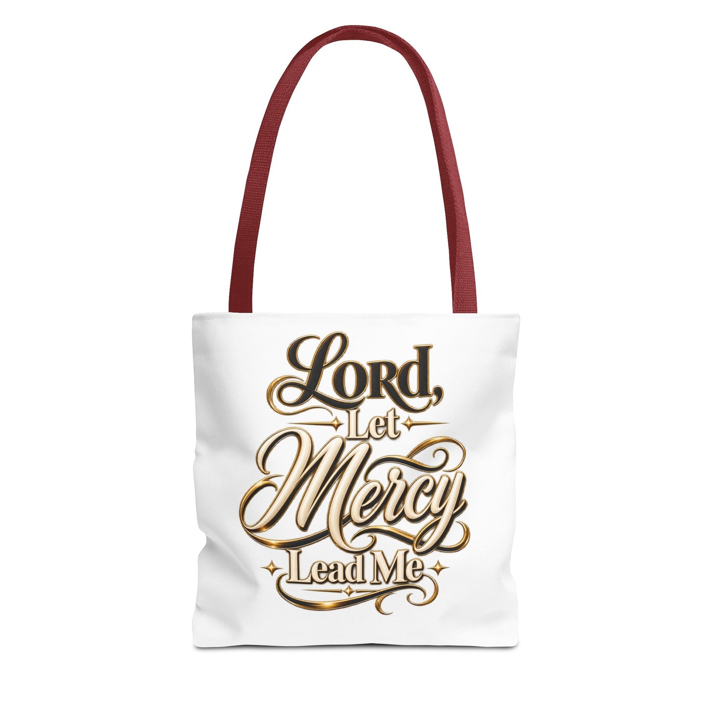 Lord, Let Mercy Lead Me Tote Bag – Inspirational Christian Canvas Tote