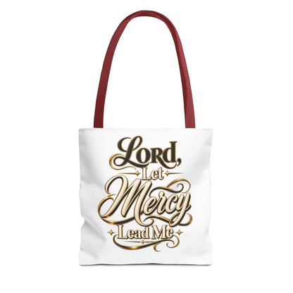 Lord, Let Mercy Lead Me Tote Bag – Inspirational Christian Canvas Tote