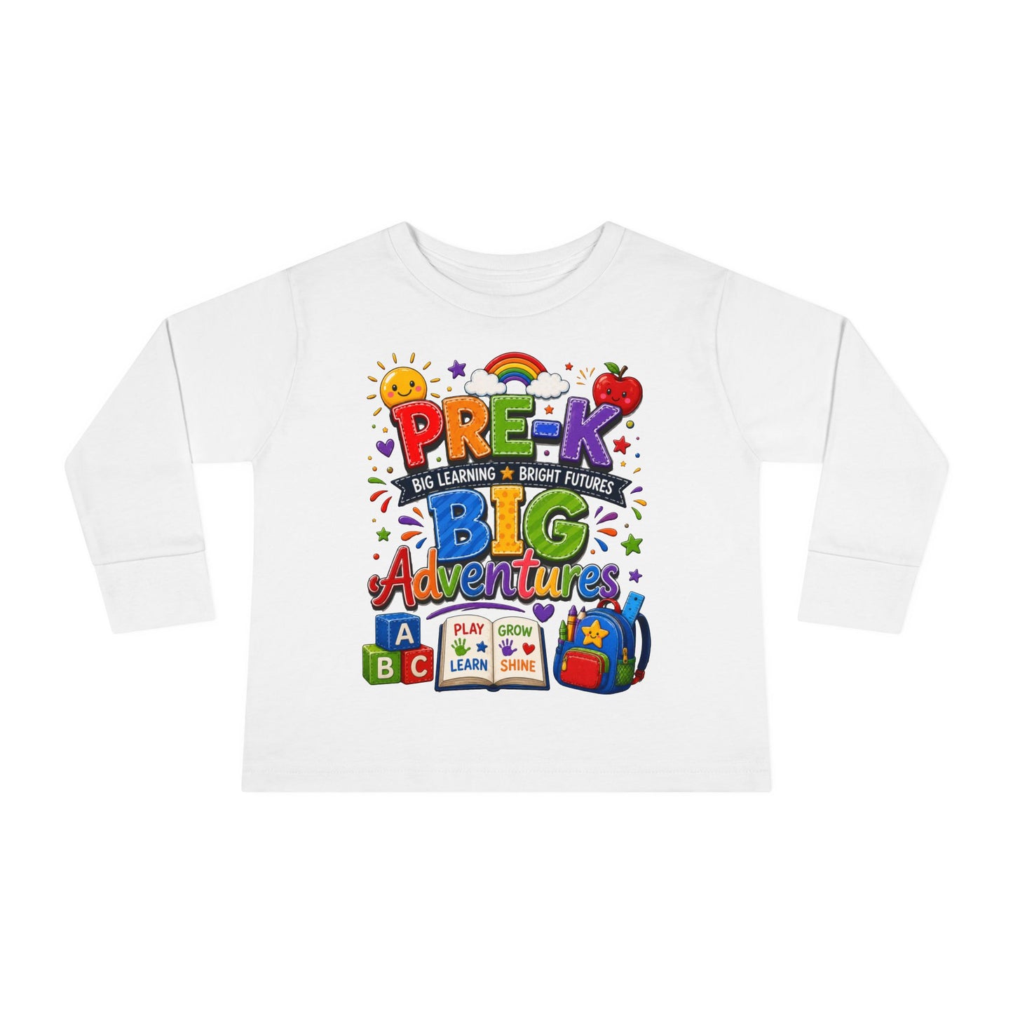 Pre-K Big Adventures Toddler Long Sleeve Tee