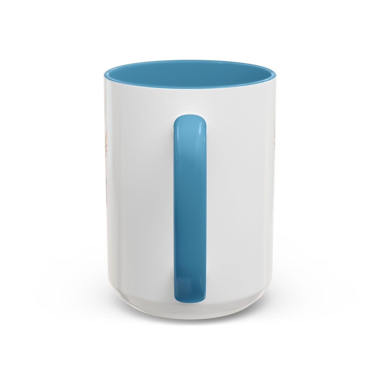 9/11 Never Forget Accent Coffee Mug — Memorial Tribute Ceramic Mug
