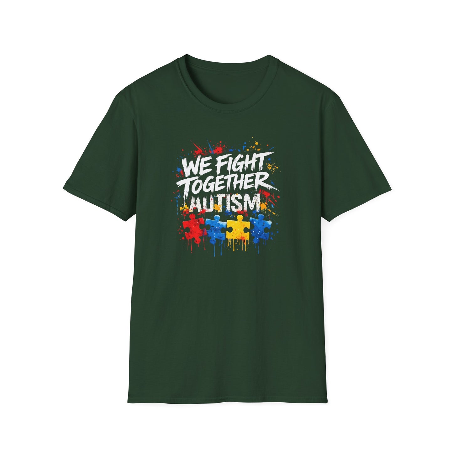 We Fight Together Autism T-Shirt