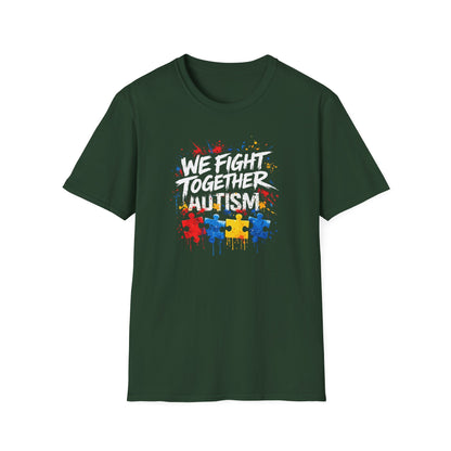 We Fight Together Autism T-Shirt