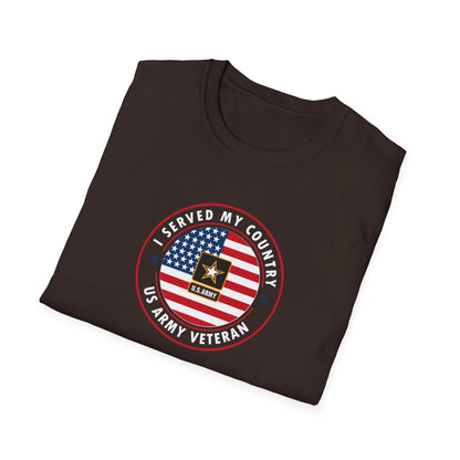 I Served My Country U.S. Army Veteran T‑Shirt