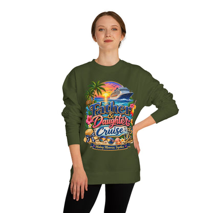 Father & Daughter Cruise Sweatshirt — Tropical Cruise Vacation Pullover
