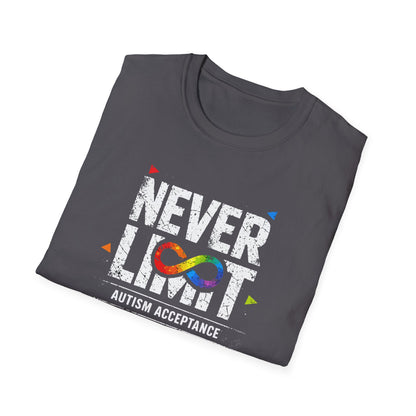 Never Limt Autism Acceptance T-Shirt