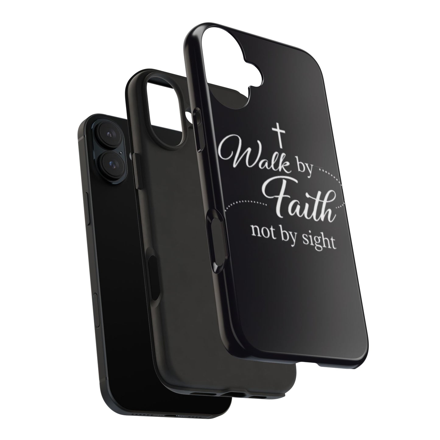 Walk by Faith Tough Phone Case – Christian Inspirational Scripture Design