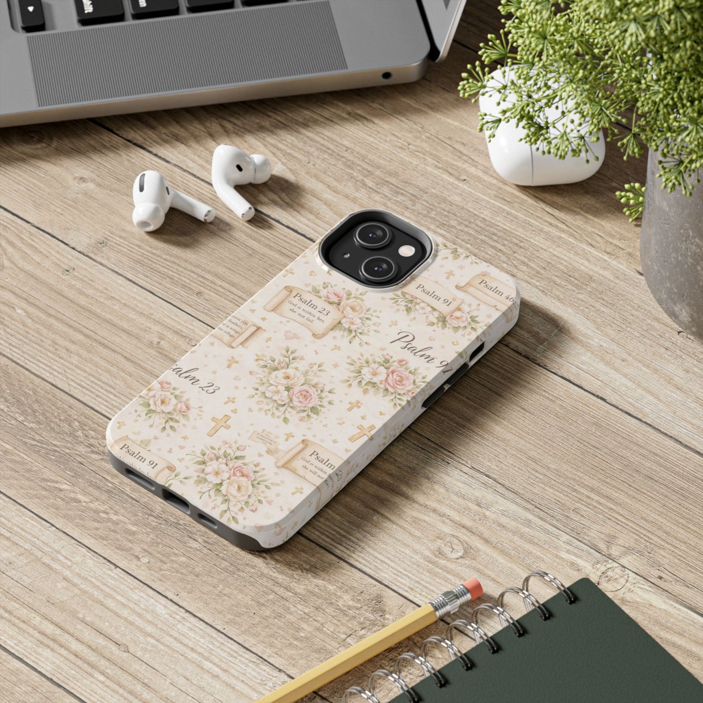 God Is Within Her Phone Case | Christian Floral iPhone Case