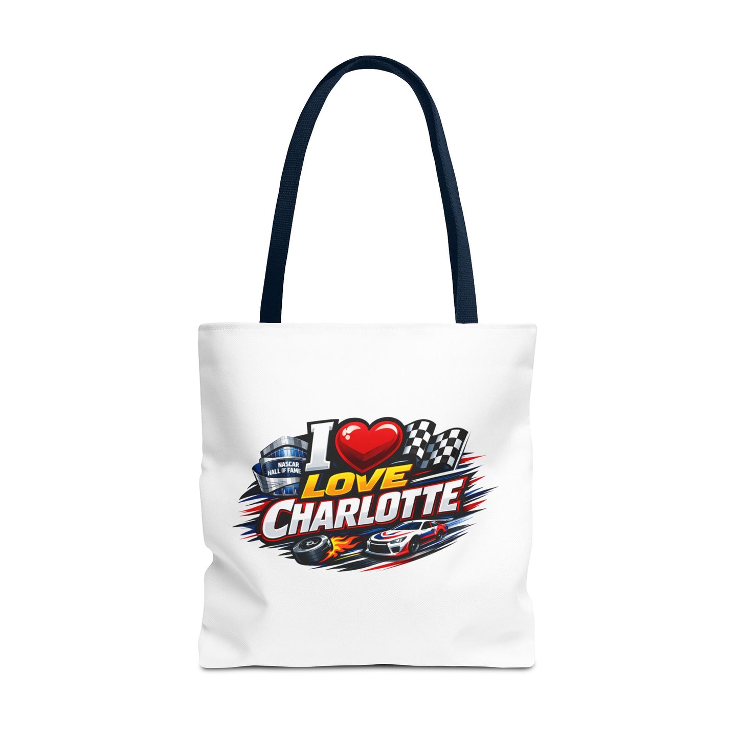I Love Charlotte Racing Tote Bag