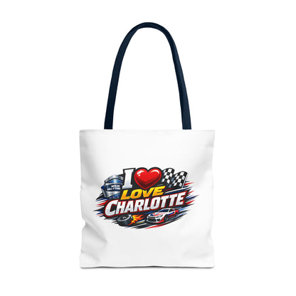 I Love Charlotte Racing Tote Bag