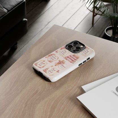 Christian Floral Phone Case — "Pray Without Ceasing" Faith Cross Design