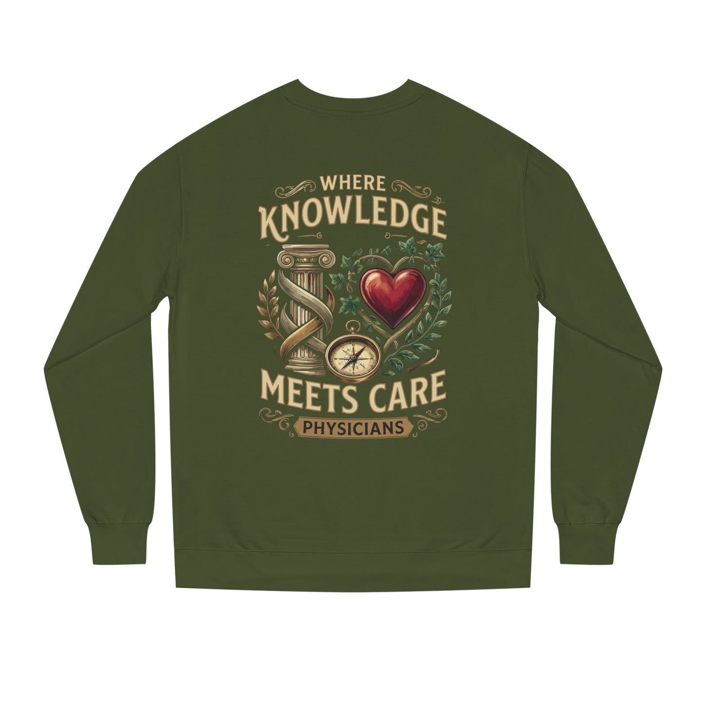 Physicians "Where Knowledge Meets Care" Crewneck Sweatshirt
