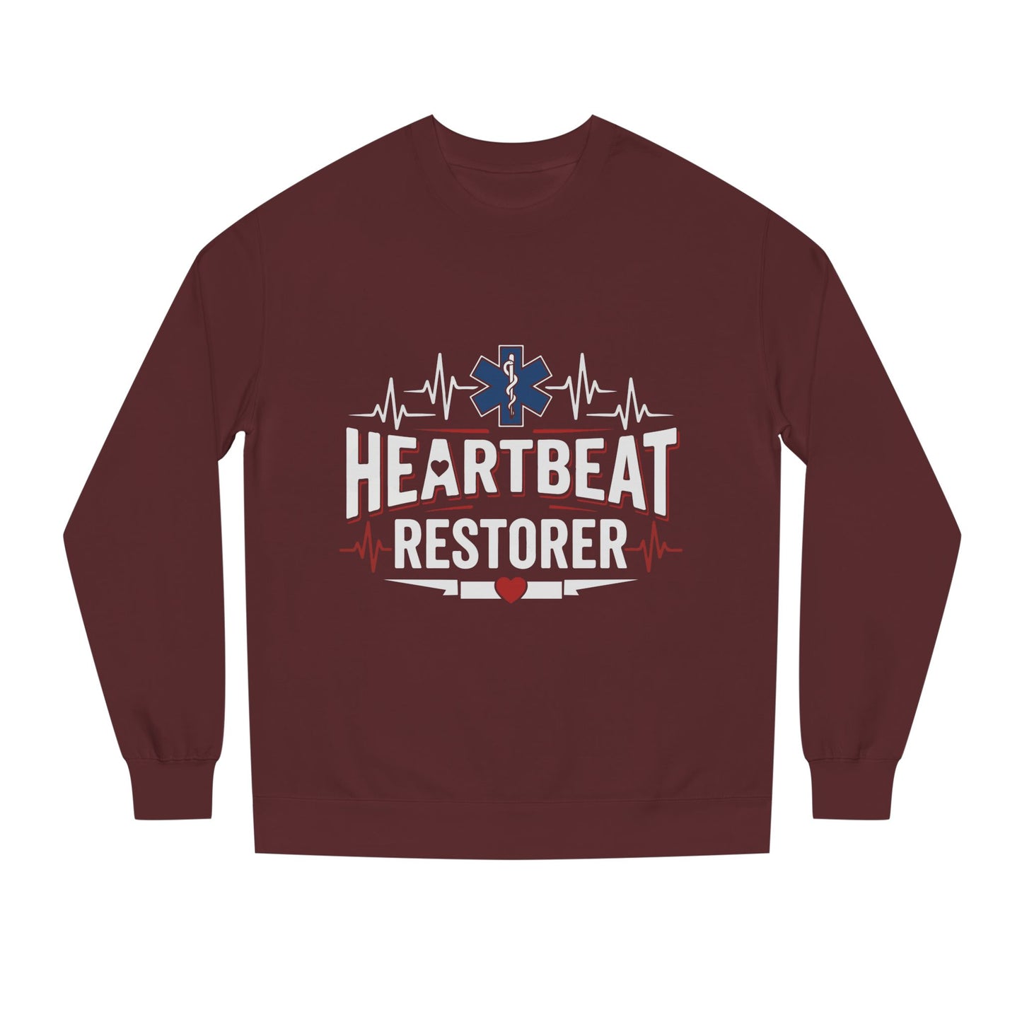 Heartbeat Restorer Sweatshirt — EMS Paramedic Crewneck for First Responders