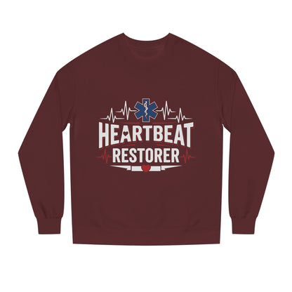 Heartbeat Restorer Sweatshirt — EMS Paramedic Crewneck for First Responders
