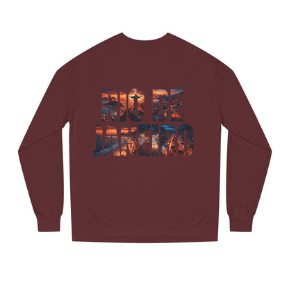 Rio de Janeiro Graphic Sweatshirt — Sunset Typography Travel Crewneck