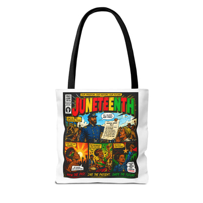 Juneteenth Comic Tote Bag — Vintage Panels Celebration Tote