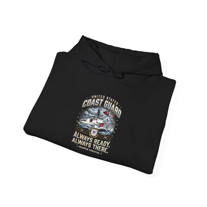 United States Coast Guard  Always Ready Always There  Hoodie
