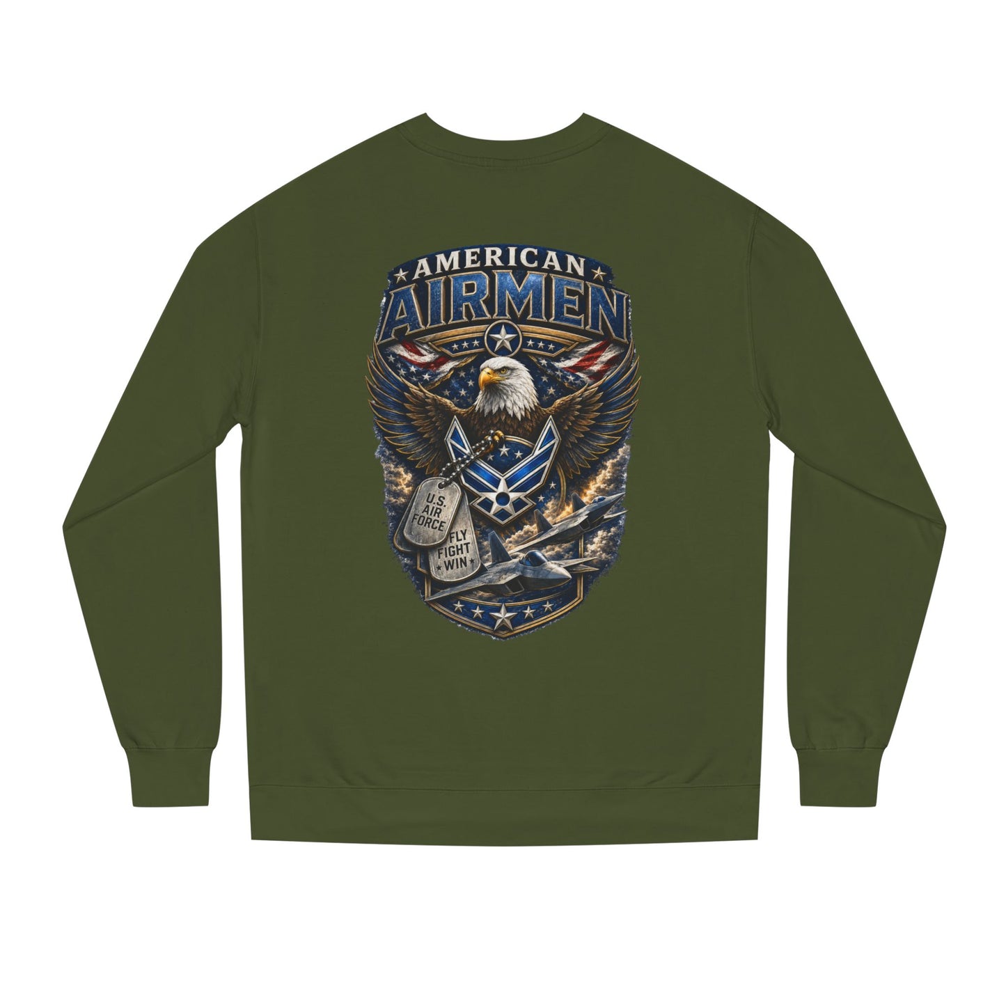 American Airmen Eagle Sweatshirt — Patriotic Air Force Crewneck