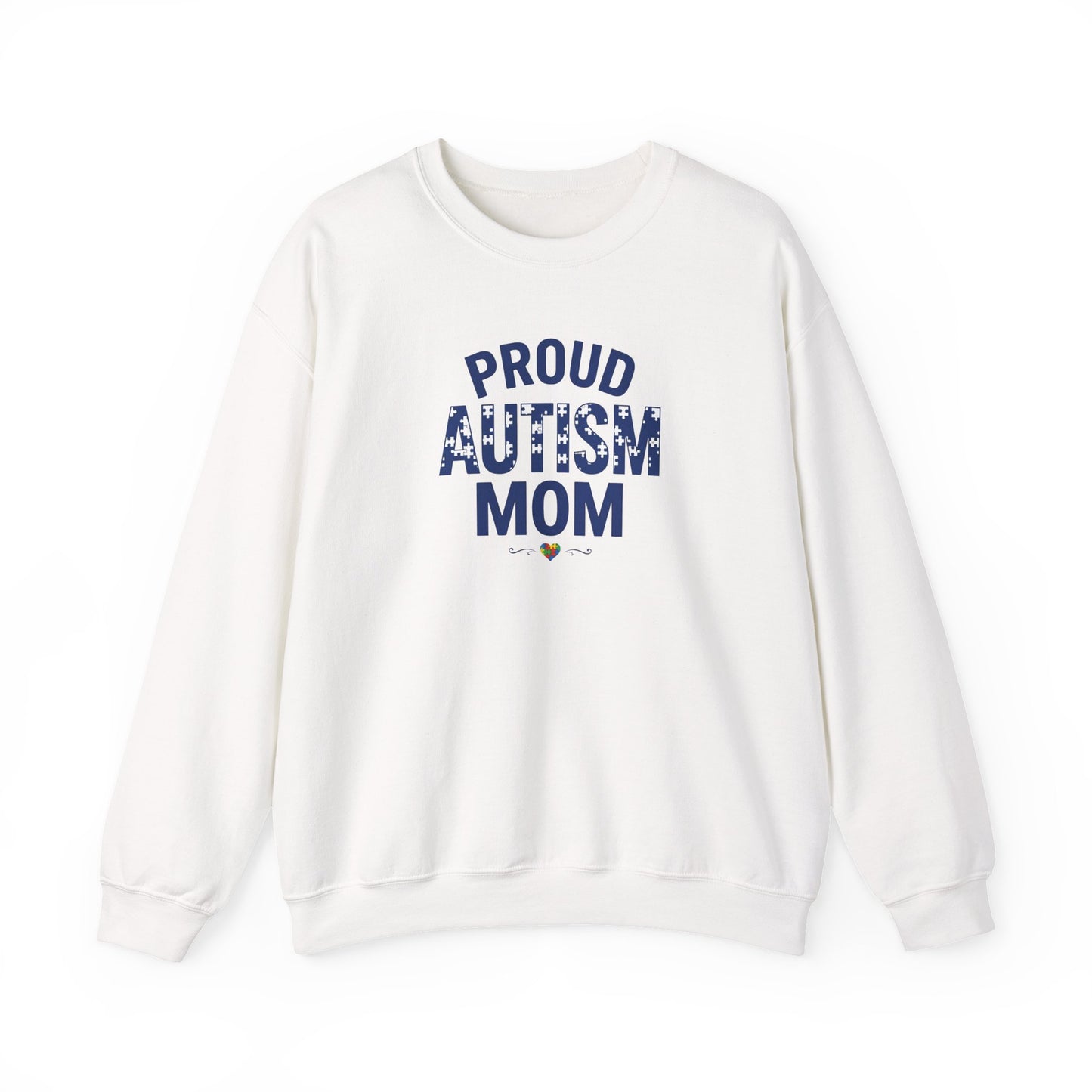 Proud Autism Mom Crewneck Sweatshirt