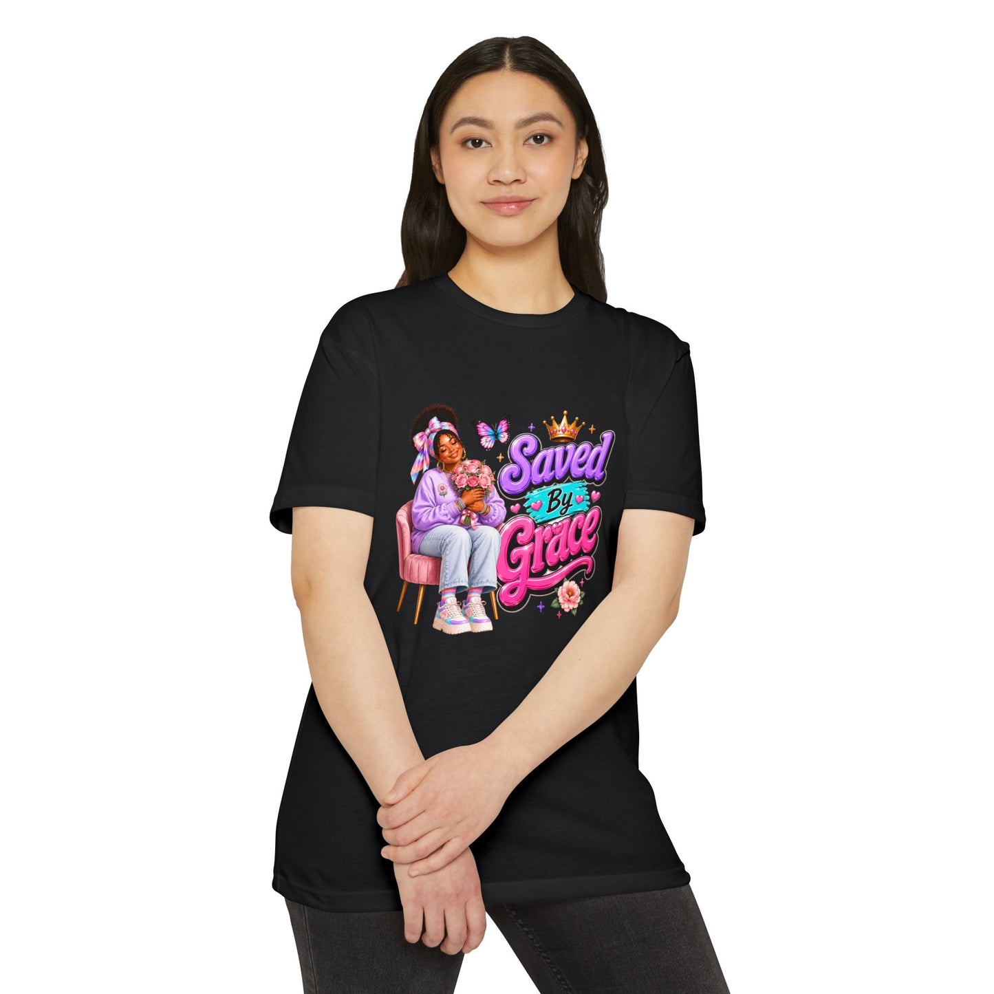 Saved By Grace T-Shirt — Faith-Inspired Graphic Tee