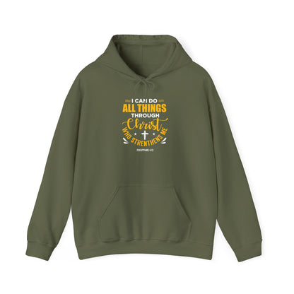 I Can Do All Things Through Christ - Philippians 4:13 Hoodie
