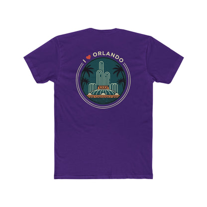 Orlando Fountain Retro Graphic Tee — I  Orlando Travel T‑Shirt
