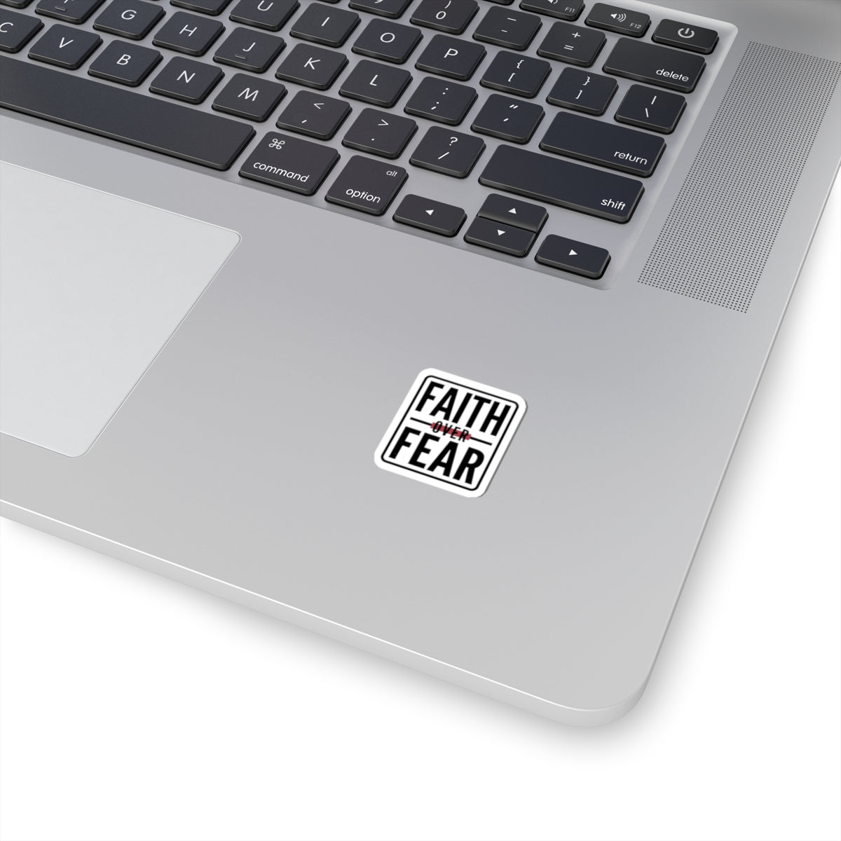 Faith Over Fear Sticker | city basketball, hometown pride