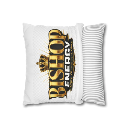 Bishop Energy Decorative Pillowcase — 'BISHOP ENERGY' Crown Logo