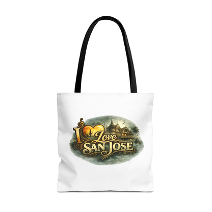 San Jose Tote Bag — "I Love San Jose" Scenic Logo Tote