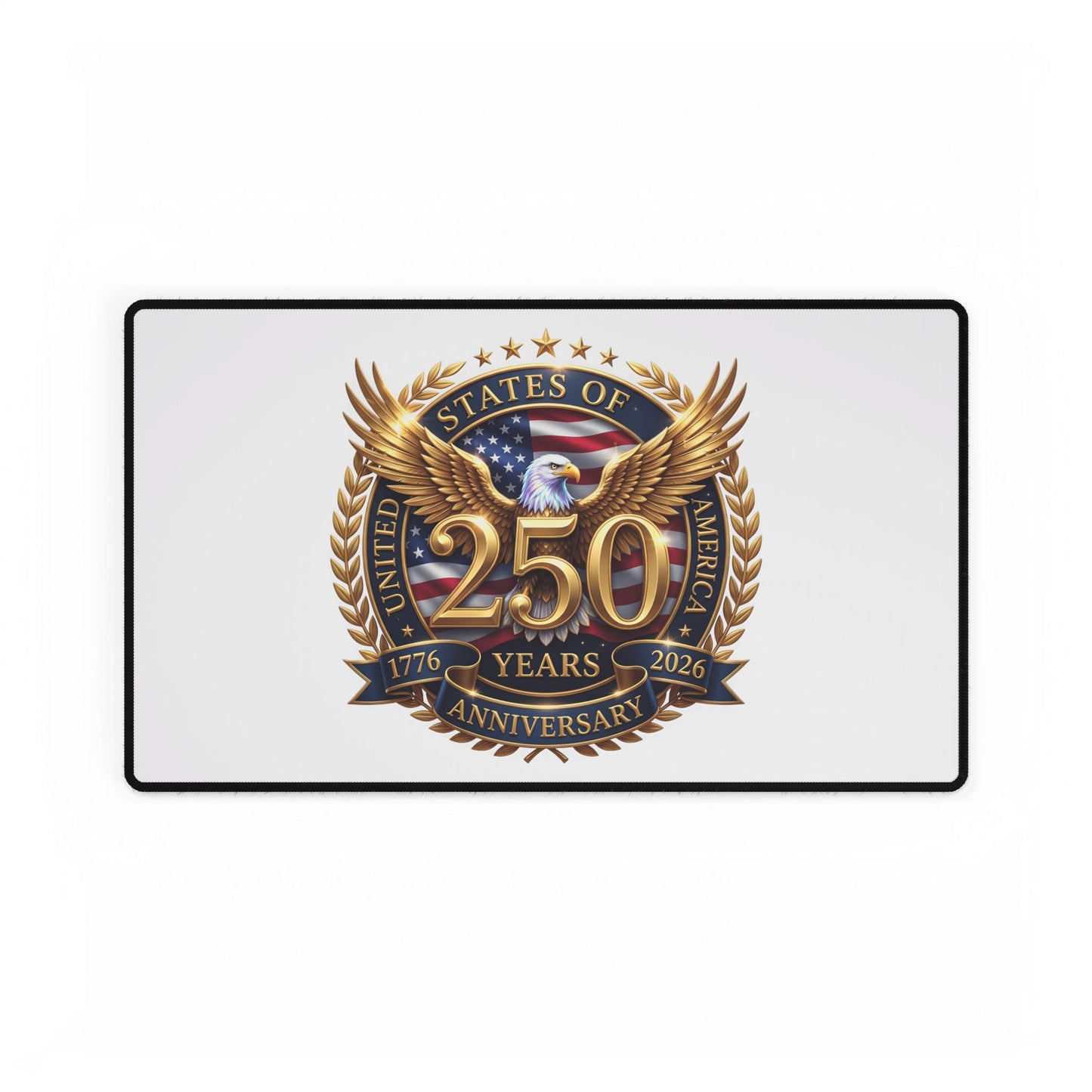 250th Anniversary USA Desk Mat — Patriotic Eagle Mousepad