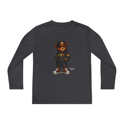 Youth Long Sleeve Tee — 'Unity' Streetwear Bear Graphic
