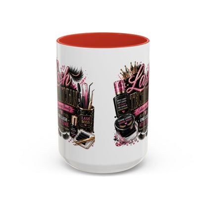 Lash Technician Coffee Mug — "Lash Technician: One Lash at a Time" Accent Mug