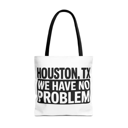Houston TX Tote Bag — 'We Have No Problem' Graphic Market Tote
