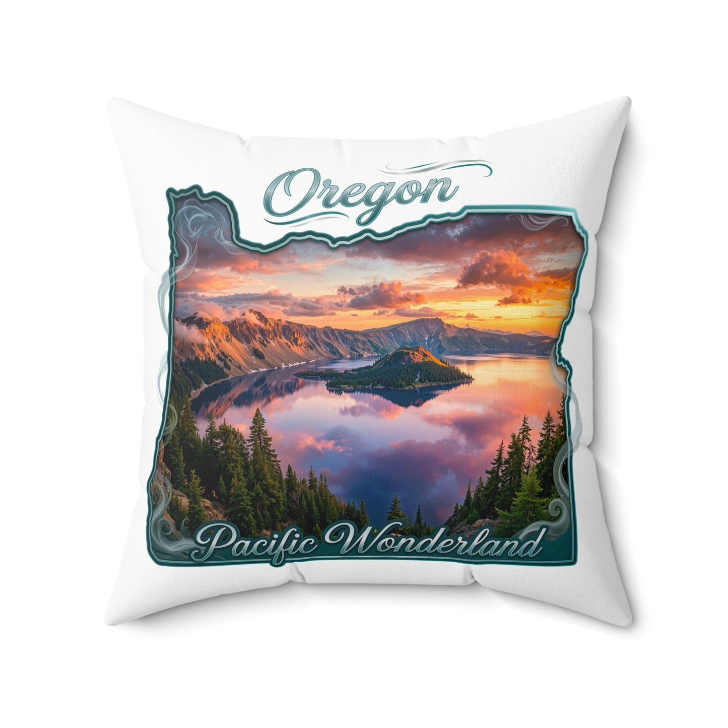 Spun Polyester Square Pillow