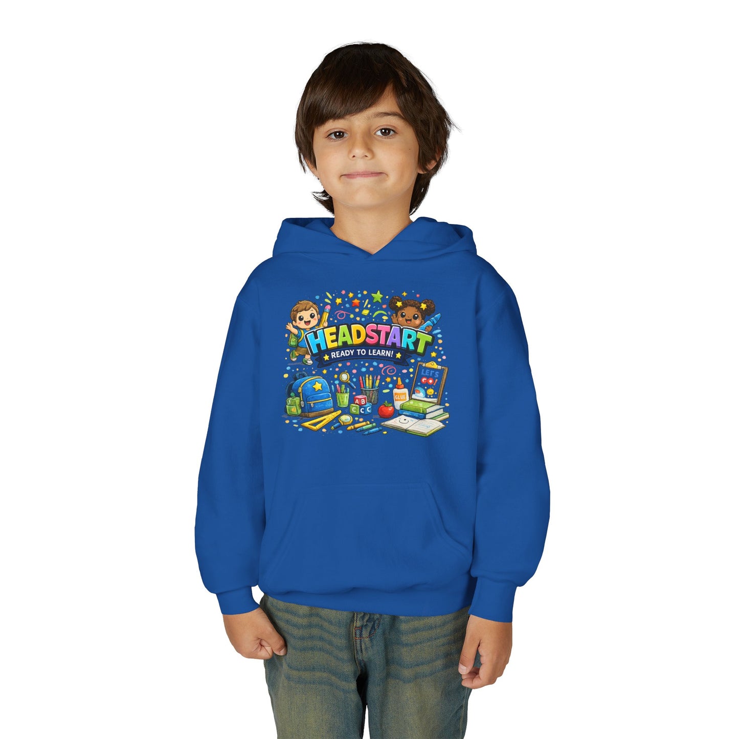 Head Start Kids Hoodie – 'Ready to Learn' Back-to-School Youth Sweatshirt
