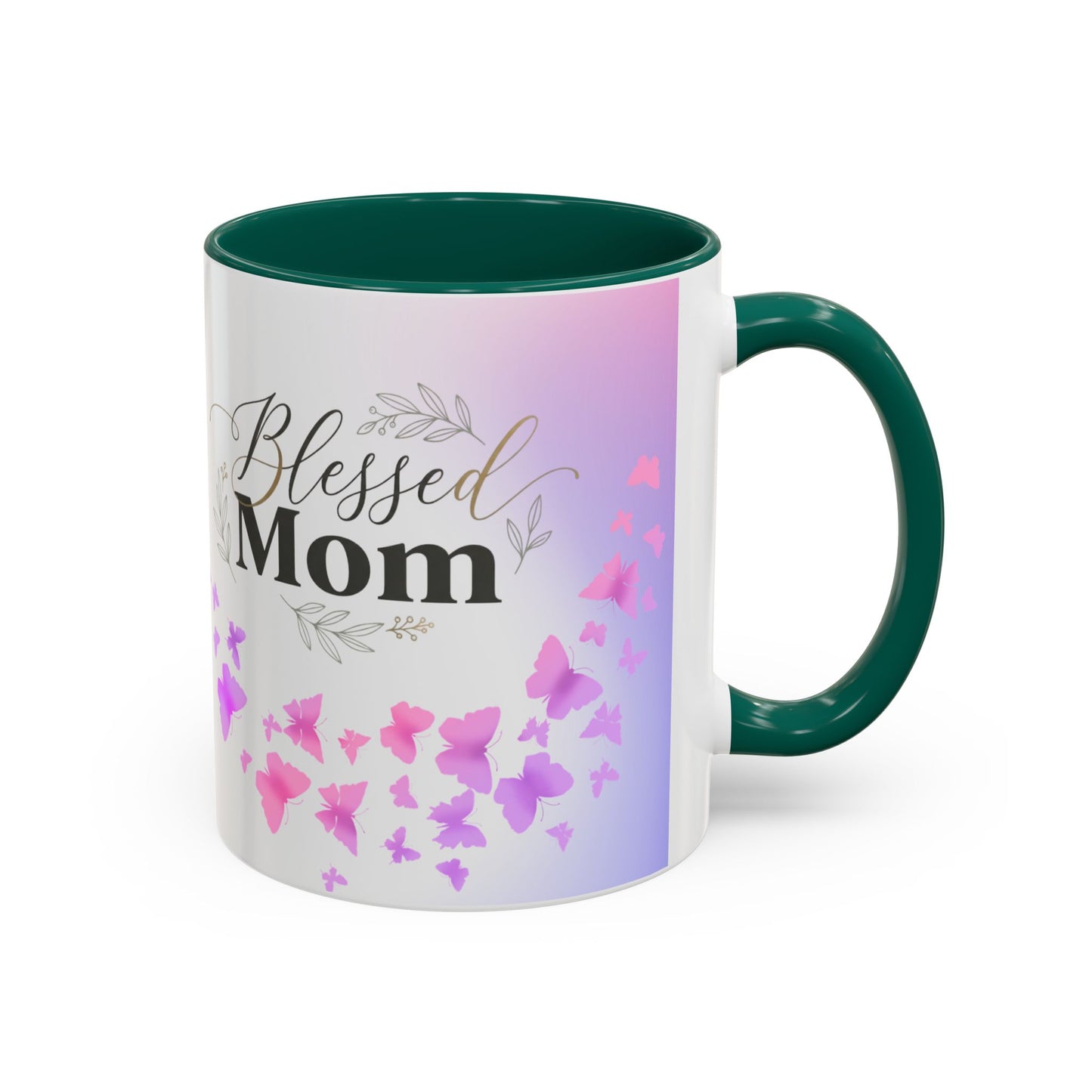 Blessed Mom Butterfly Mug — Colorful 11oz/15oz Ceramic Gift for Mother's Day