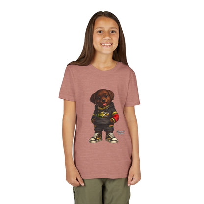 Youth Dog Tee — 'Legacy' Streetwear Puppy Graphic Shirt