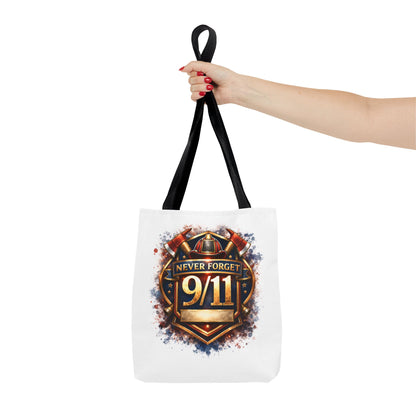 Never Forget 9/11 Memorial Tote Bag