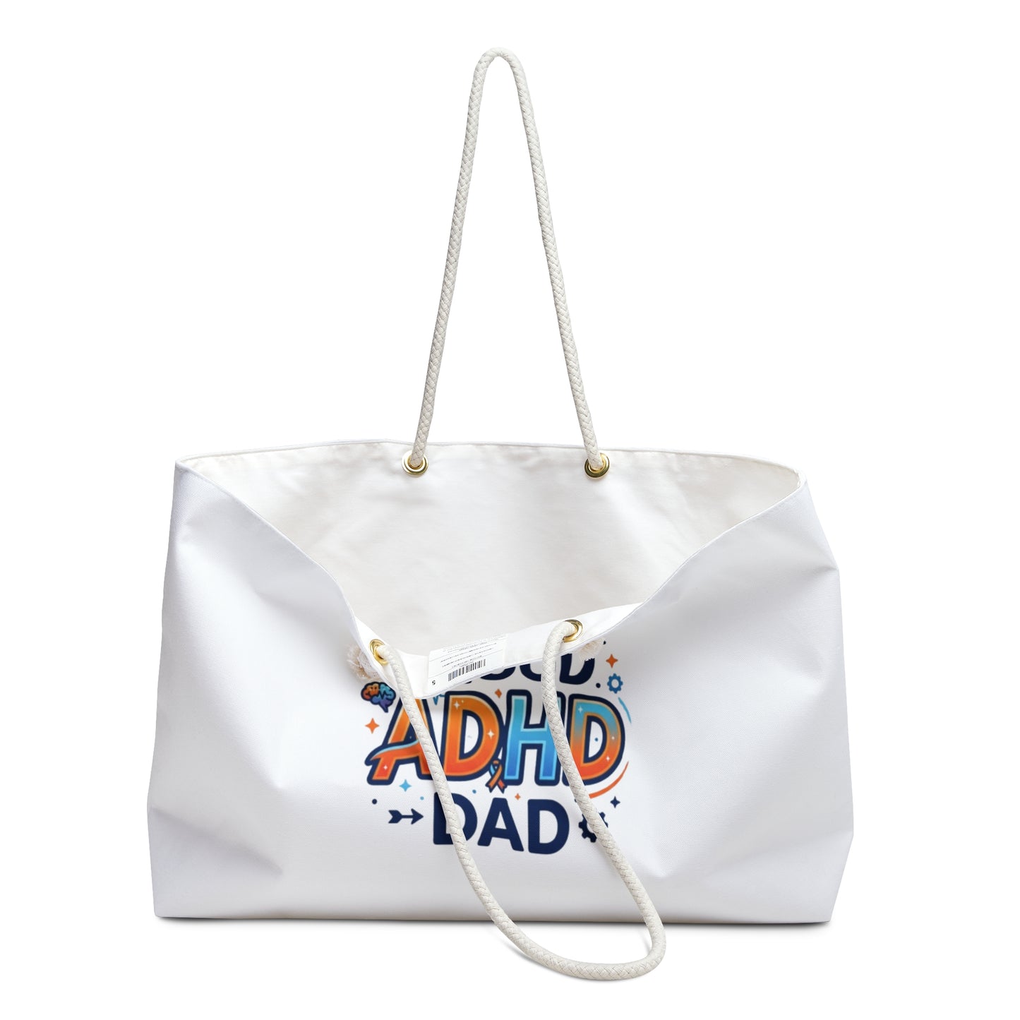 Proud ADHD Dad Weekender Bag — Father’s Supportive Travel Tote