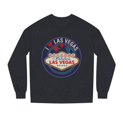 Las Vegas Welcome Sign Sweatshirt – Retro "I  Las Vegas" Crewneck
