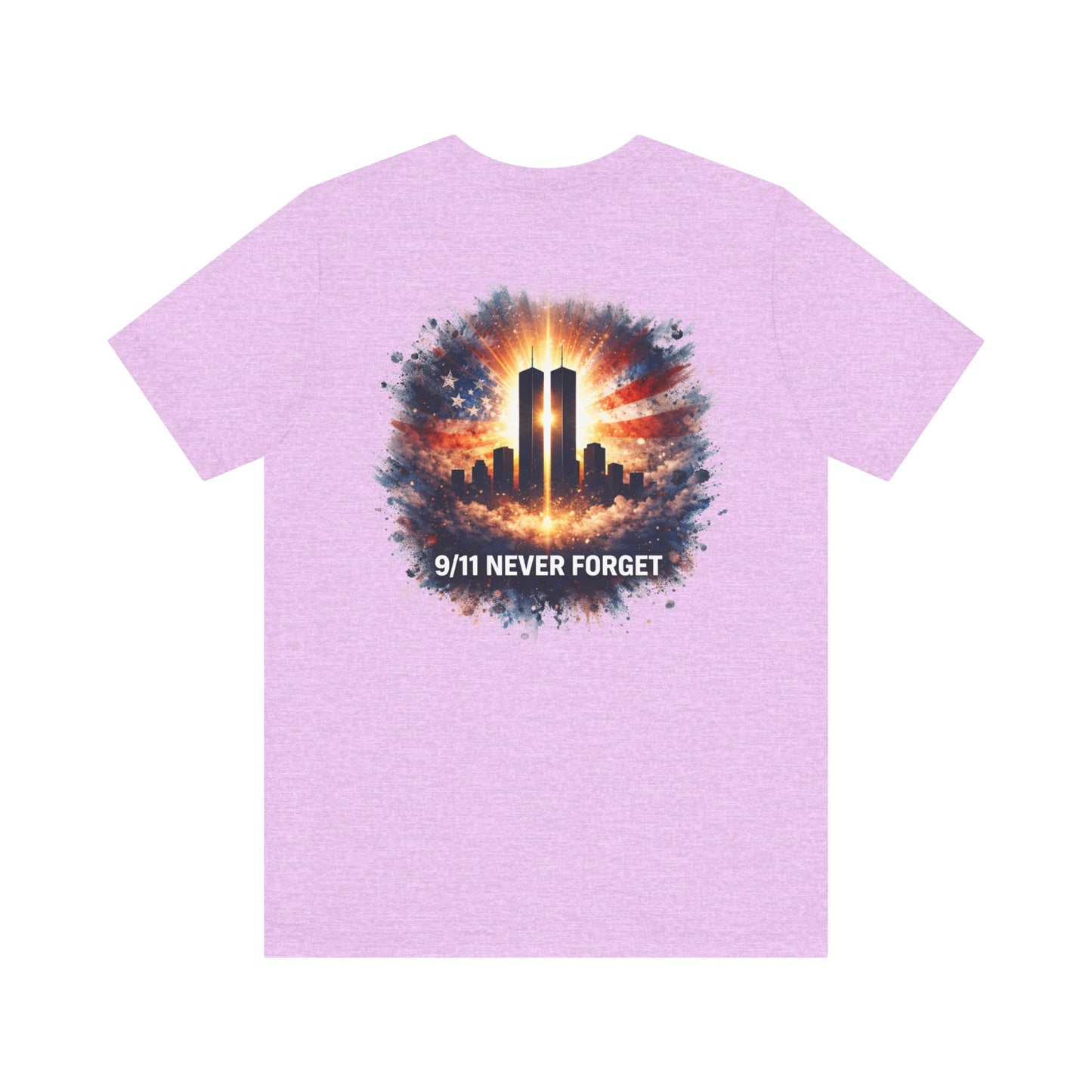 9/11 Never Forget T-Shirt — Twin Towers Tribute Tee