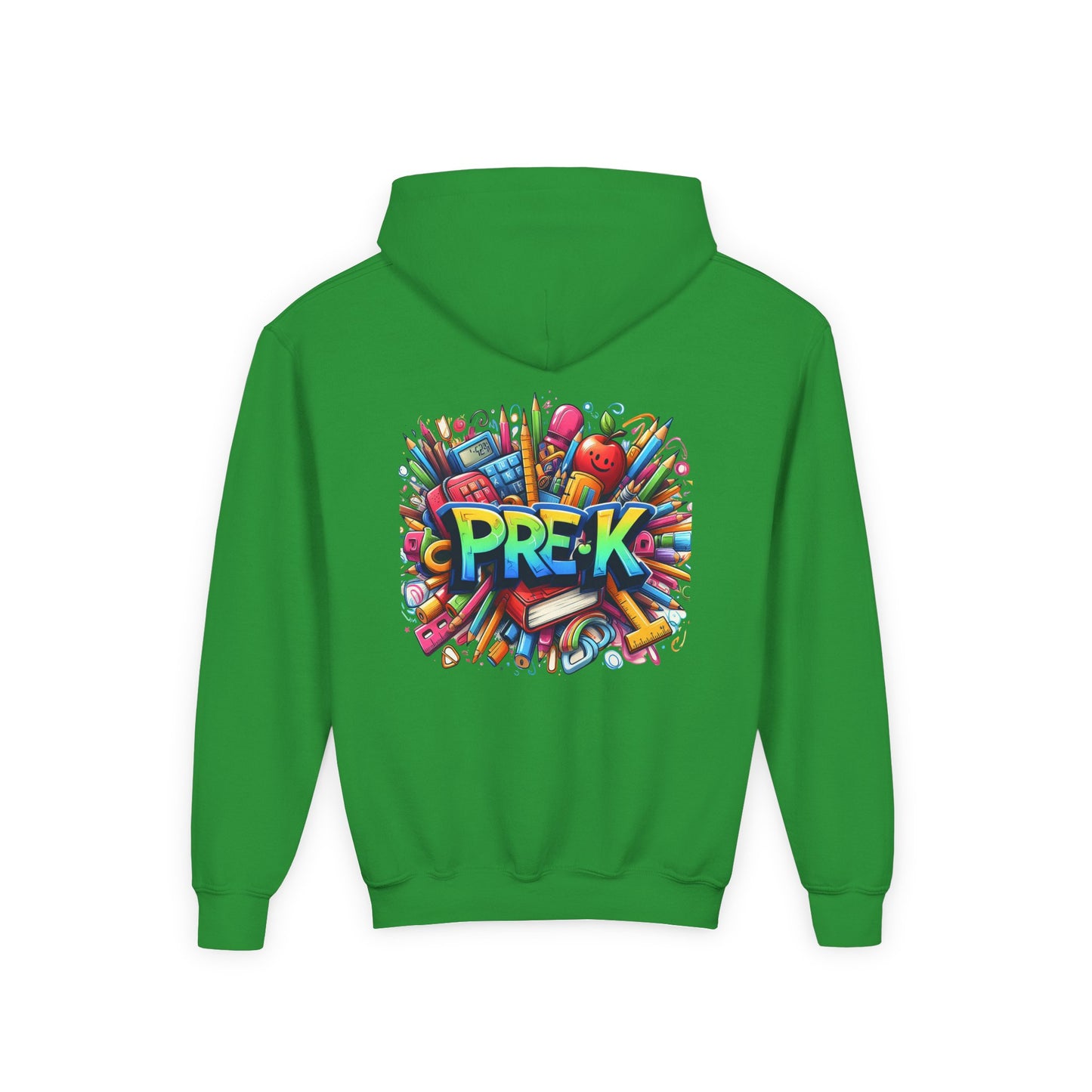Pre-K Kids Hoodie — Colorful Back-to-School Preschool Sweatshirt