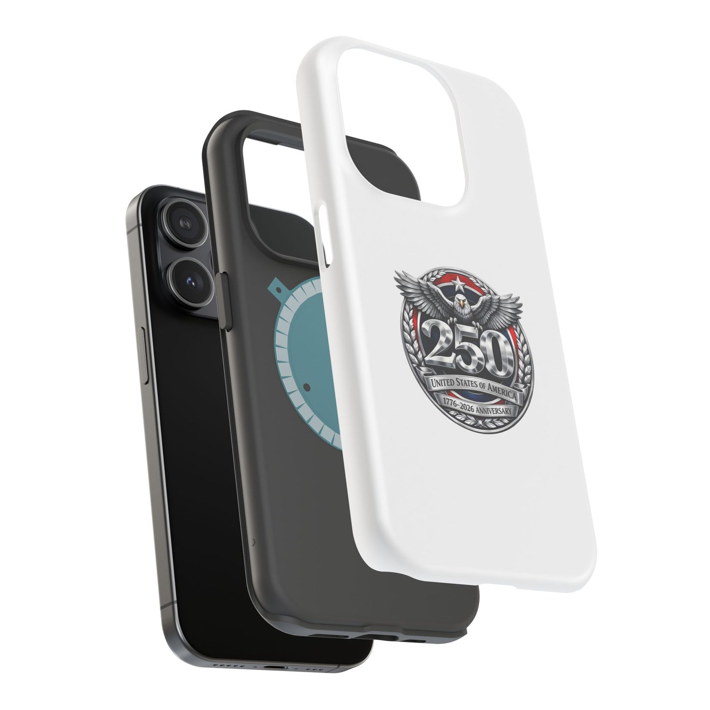 iPhone Magnetic Impact Case — 250th Anniversary Eagle Badge Design